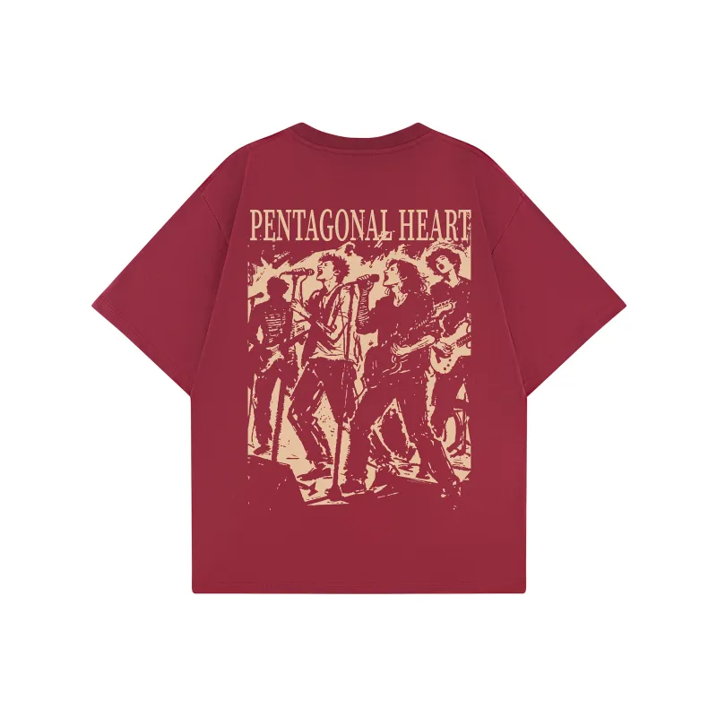 PENTAGONAL HEART T Shirt Unisex-20