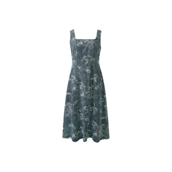 3COLOUR Sleeveless Dress Women's Deep Sea Blue