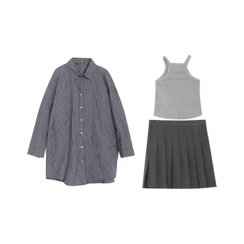 TWOPLUMGIRLS Two Piece Skirt Sets Women's
