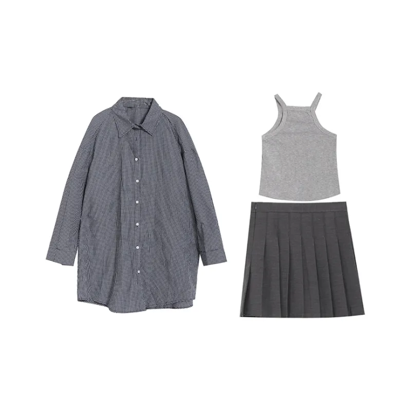TWOPLUMGIRLS Two Piece Skirt Sets Women's-0