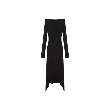 Stella McCartney Long-Sleeved Dresses Women's Black