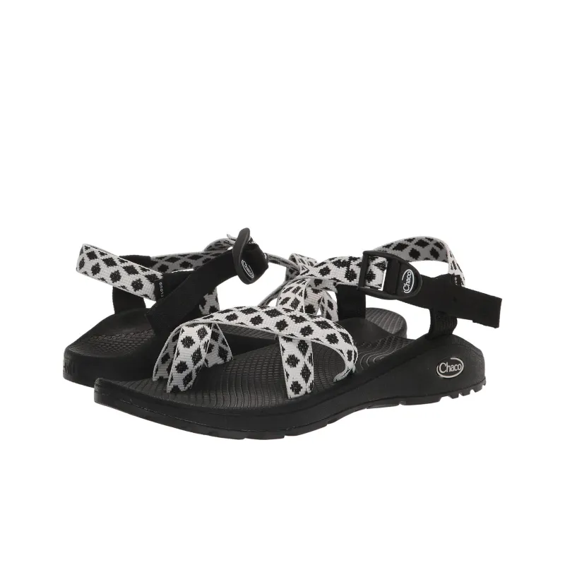 Chaco Beach Sandals Women's Black White-2