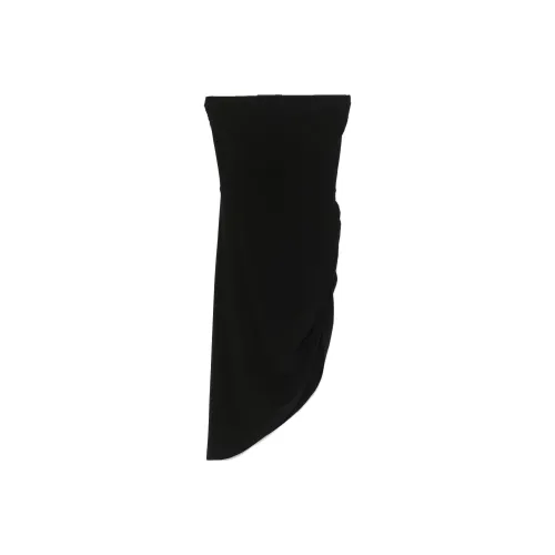 NORMA KAMALI Side drape Strapless Mini Dress
