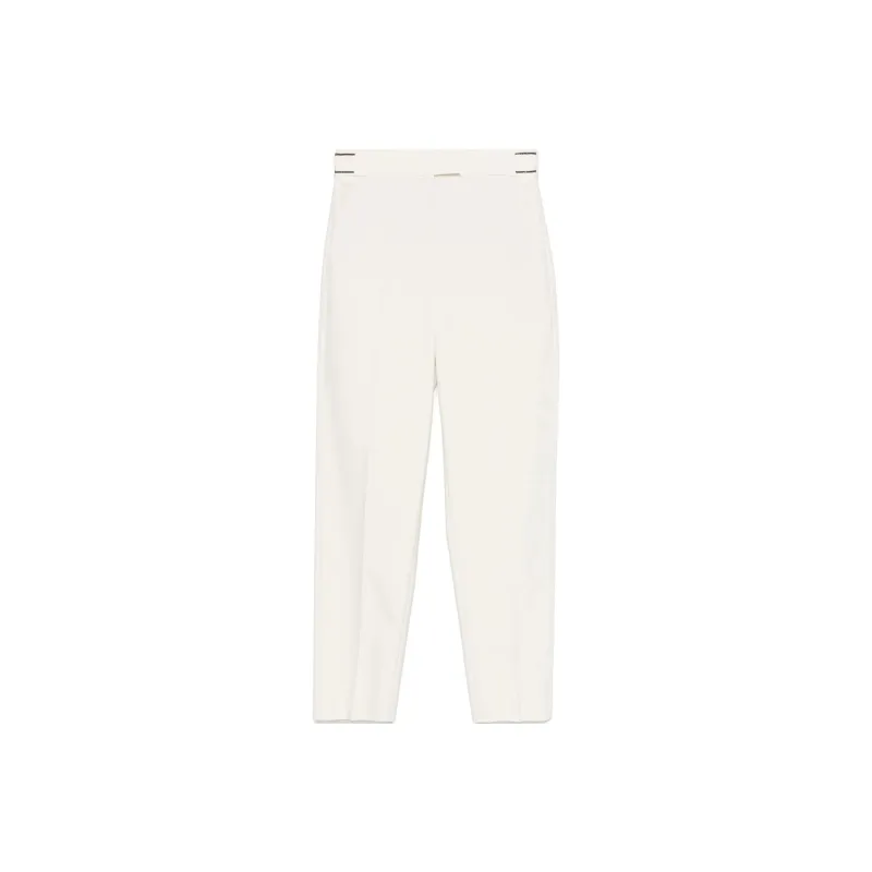 Brunello Cucinelli Monili Chain detail Tailored Trousers-0