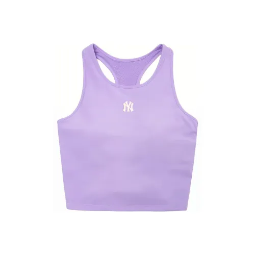 MLB New York Yankees Sleeveless Sports Shirts Women's Purple