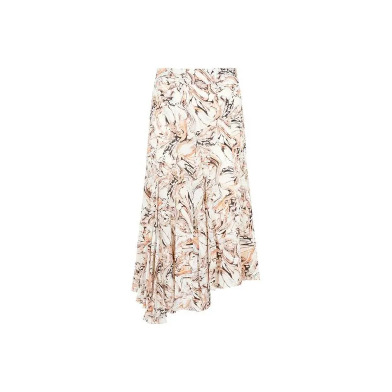 ISABEL MARANT Toscane Silk Midi Skirt-0