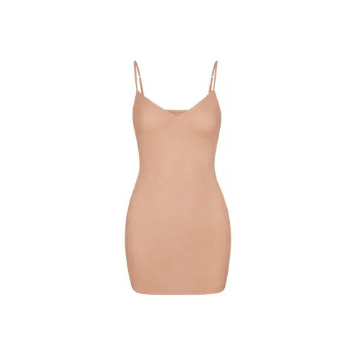 OH POLLY INTIMATES Slip Dresses Women's Warm Peach