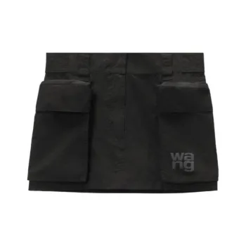 Alexander Wang Balenciaga Logo Printed Cargo Mini Shirt