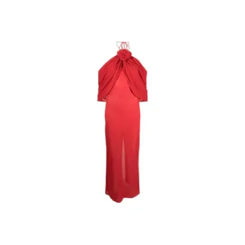Magda Butrym Flower appliqué Silk blend Dress