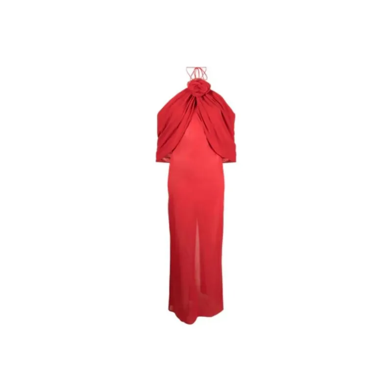 Magda Butrym Flower appliqué Silk blend Dress-0