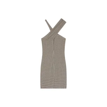 COURREGES Criss cross Jersey Mini Dress