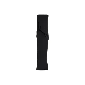 Jacquemus Twist Detailed Long Dress