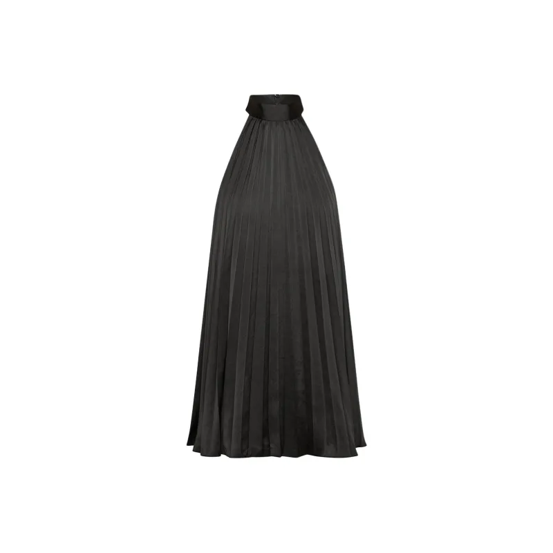 ARITZIA Wilfred Marlene Satin Dress Sleeveless Dress Women's BLACK/Black-0