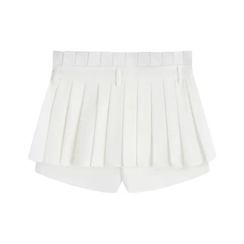KING PRINCE Casual Short Skirts Women's White-0