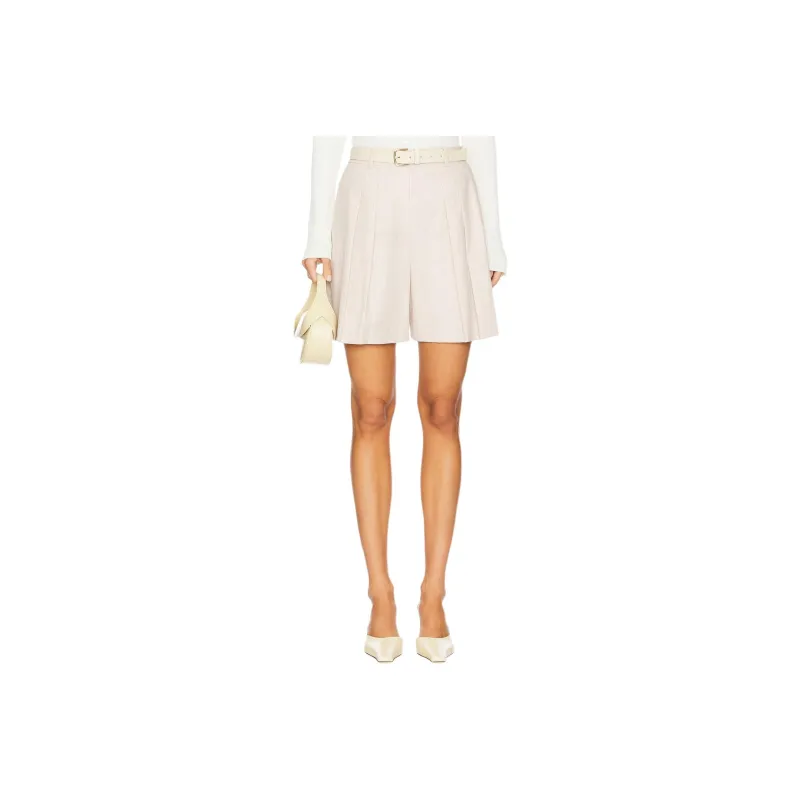 THEORY Casual Shorts Women's Light Pink-0