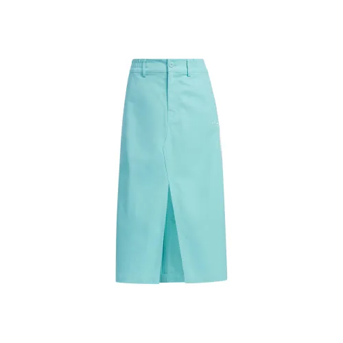 Adidas Originals SS24 V Day Skirt Casual Long Skirts Women's Simple Mint Green