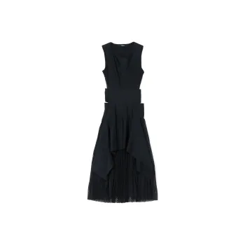 Yohji Yamamoto Sleeveless Dress Women's Black