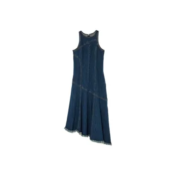 MOUSSY Sleeveless Dress Women's Blue