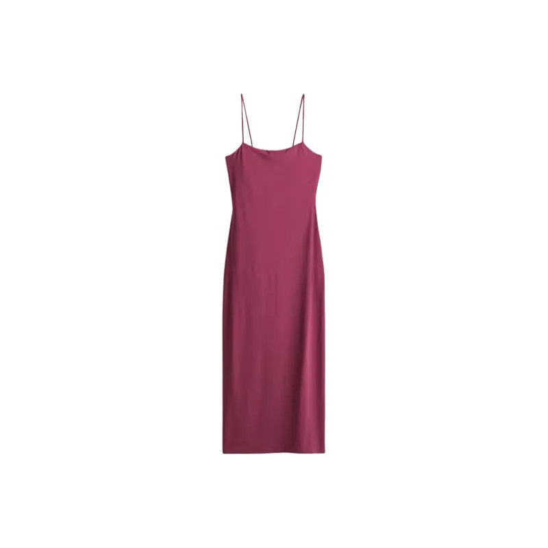 H&M Slip Dress Women's Dark Pink-0