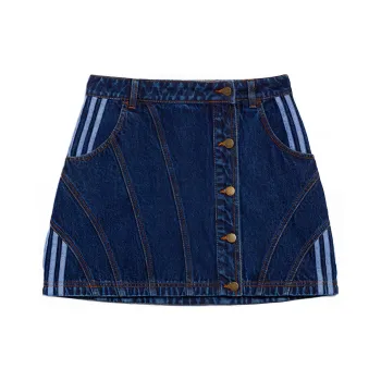 adidas originals Ivy Park Denim Skirt Dark Denim