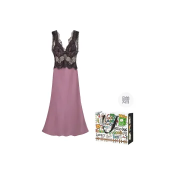 DEDY Slip Dresses Women's Purple