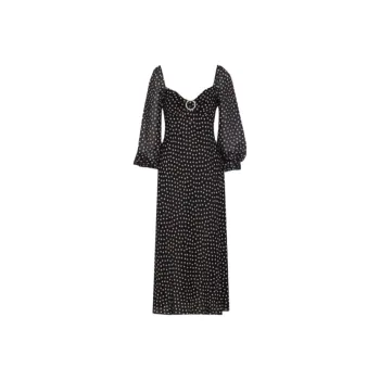 Rixo Long Sleeved Dress Women's Black