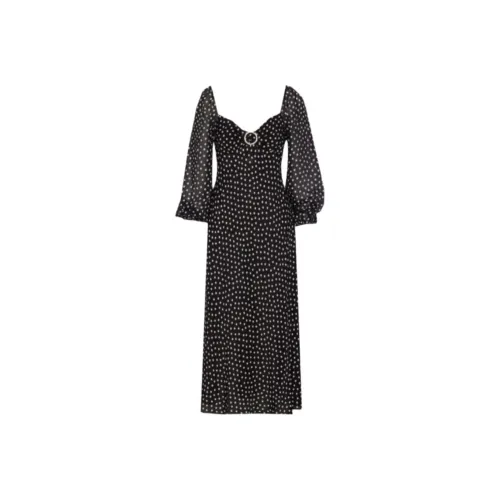 Rixo Long Sleeved Dress Women's Black