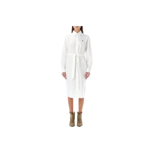 Sportscraft Crowe Polo Belted Oxford Shirtdress