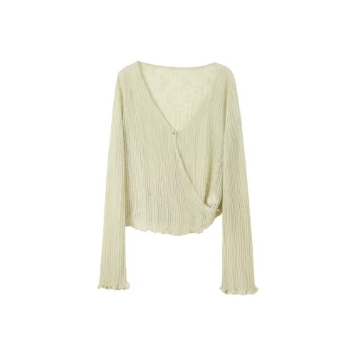 3COLOUR Knitwear Women's Light Gray Green