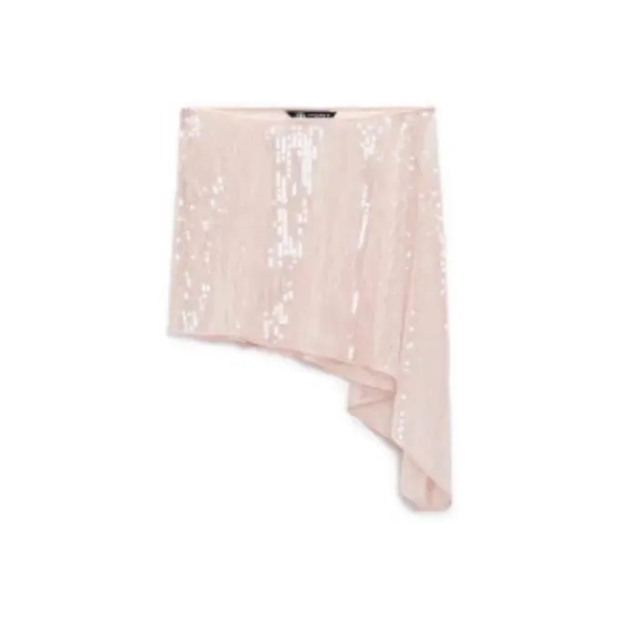 ZARA Casual Short Skirts Women's Pink-0