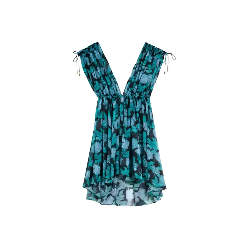 Ted Baker Sleeveless Dress Women's Turquoise-0