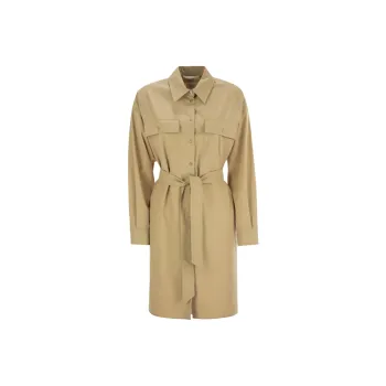 WEEKEND MaxMara Long Sleeved Dresses Women's Beige