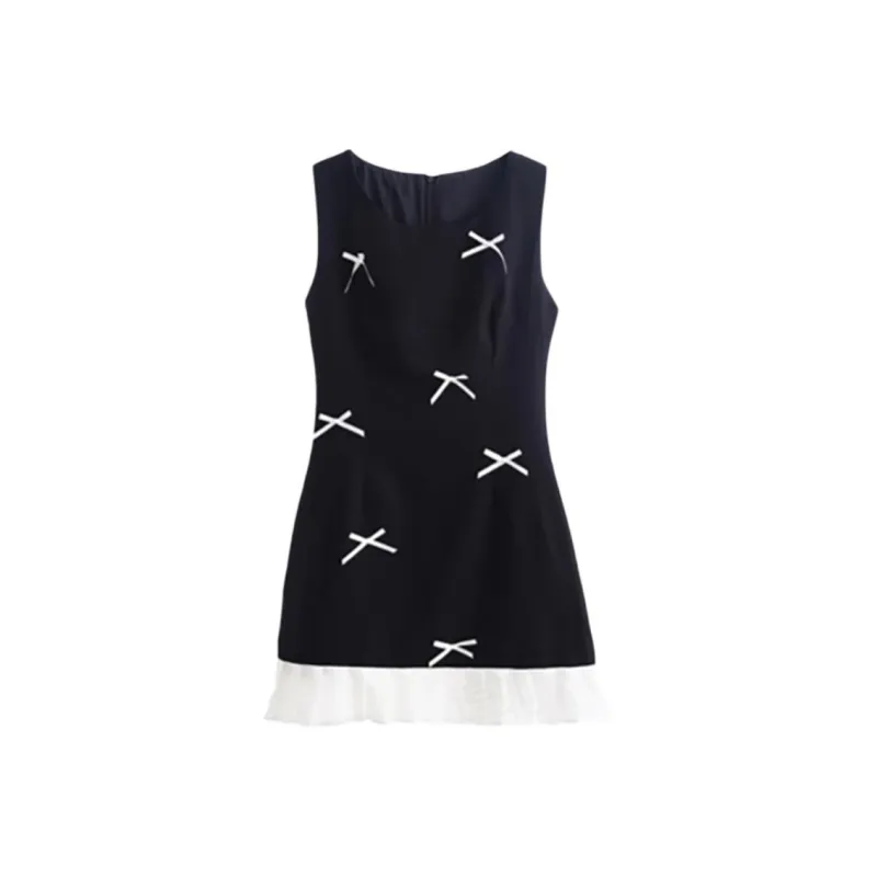 PAIN OR PLEASURE Sleeveless Dress Women's Black-0