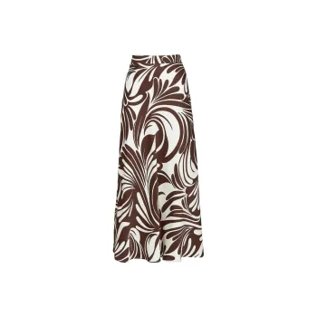 La DOUBLEJ. Abstract print Midi Skirt