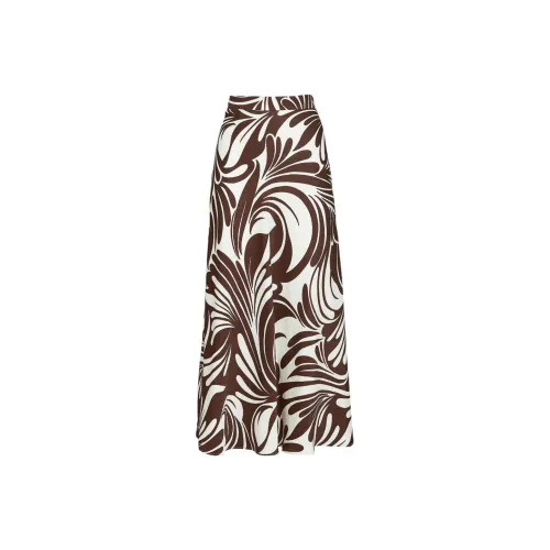 La DOUBLEJ. Abstract print Midi Skirt