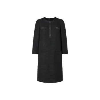 JZ. ANNAKRO Long Sleeved Dresses Women's Plain Black