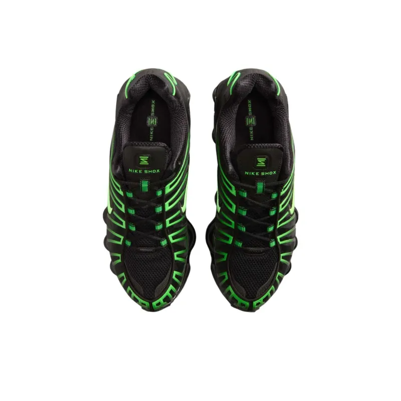 Nike Shox TL Series Anti Slip Wear Resistant Low Top Running Shoes Women's Black Green-2