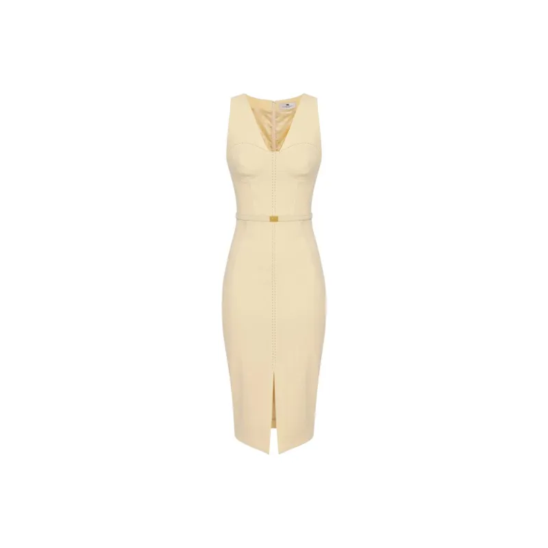 Elisabetta Franchi Bustier Style Crêpe Dress-0