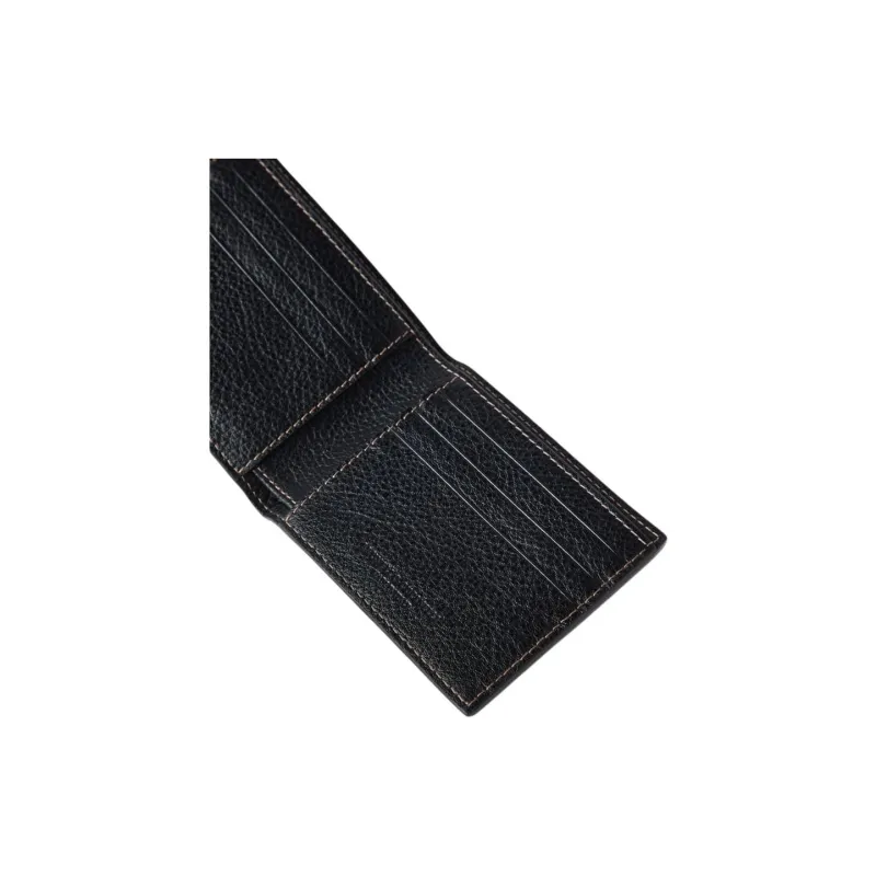 Brunello Cucinelli Grain Calfskin Wallet Men's Black-2