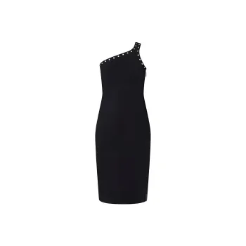 LOUIS VUITTON Eyelet Trim Dress