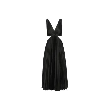 ARITZIA SS24 Ten Showpiece Satin Dress Slip Dresses Women's BLACK/Black