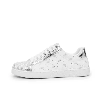 SUPEREDGE Cushioning, Impact Resistant, Abrasion Resistant Low Top Skateboard Shoes Men's White