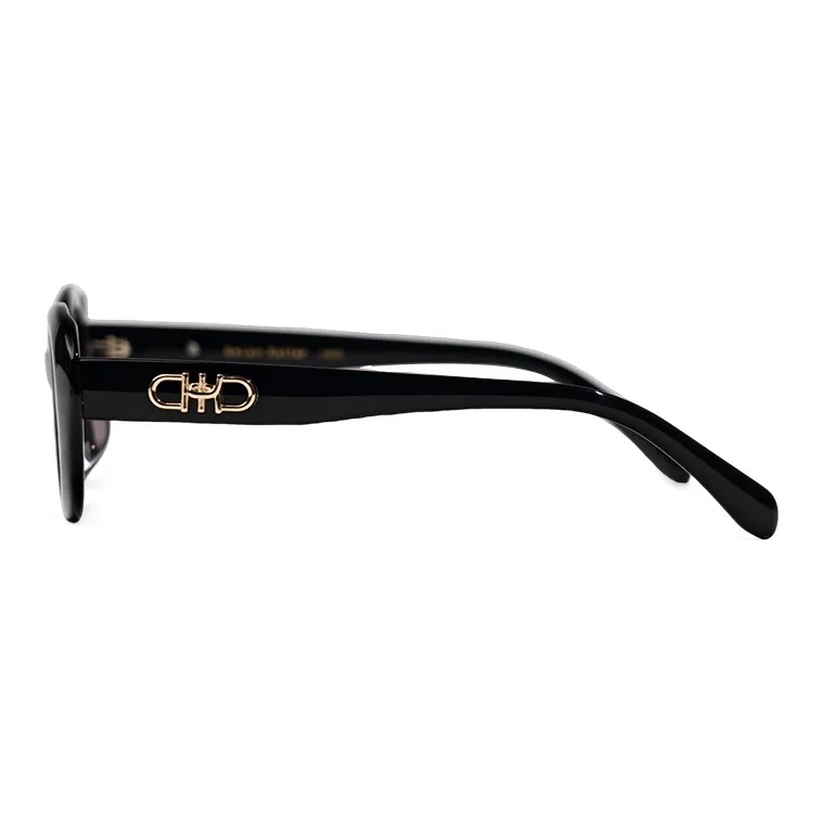 HELEN KELLER Plate Frame Cat Eye Sunglasses Unisex-3