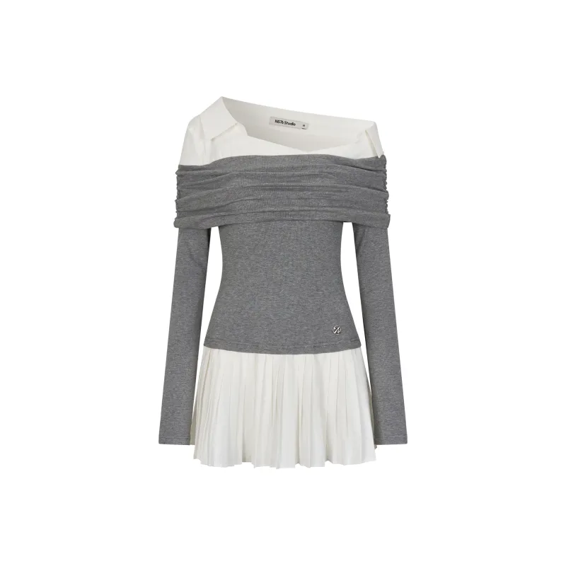 NS76 Long Sleeved Dresses Women's-5