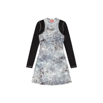 DIESEL D Vanne Long Sleeved Mini Dress