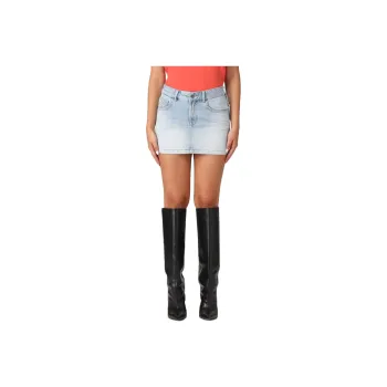 DIESEL SS24 Denim Short Skirts Women's Light Blue