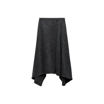 ZARA Casual Long Skirts Women's Gray