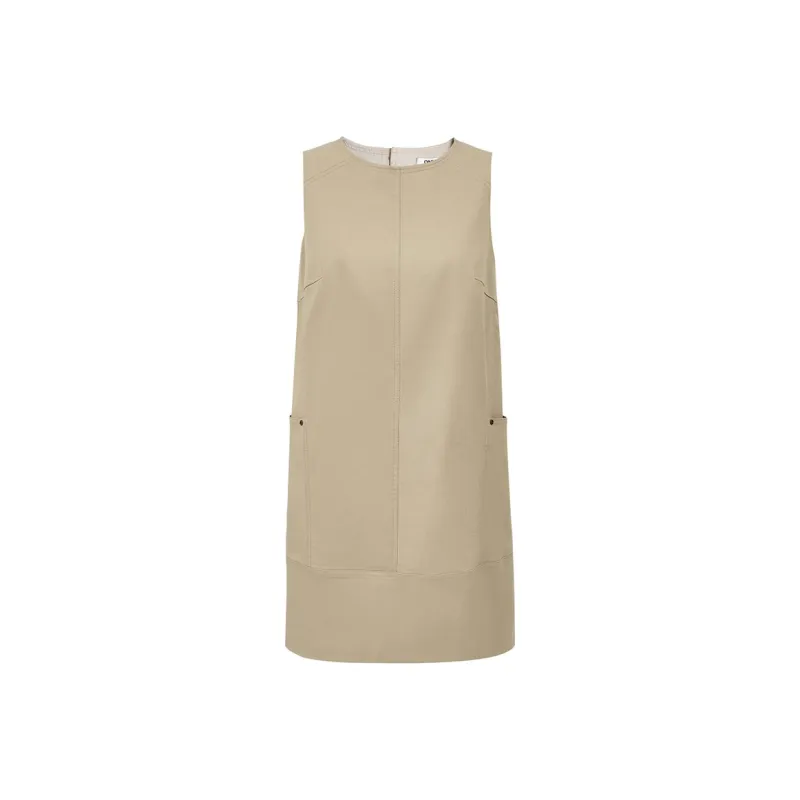 ONLY Sleeveless Dress Women's C13 Gold Sand-0