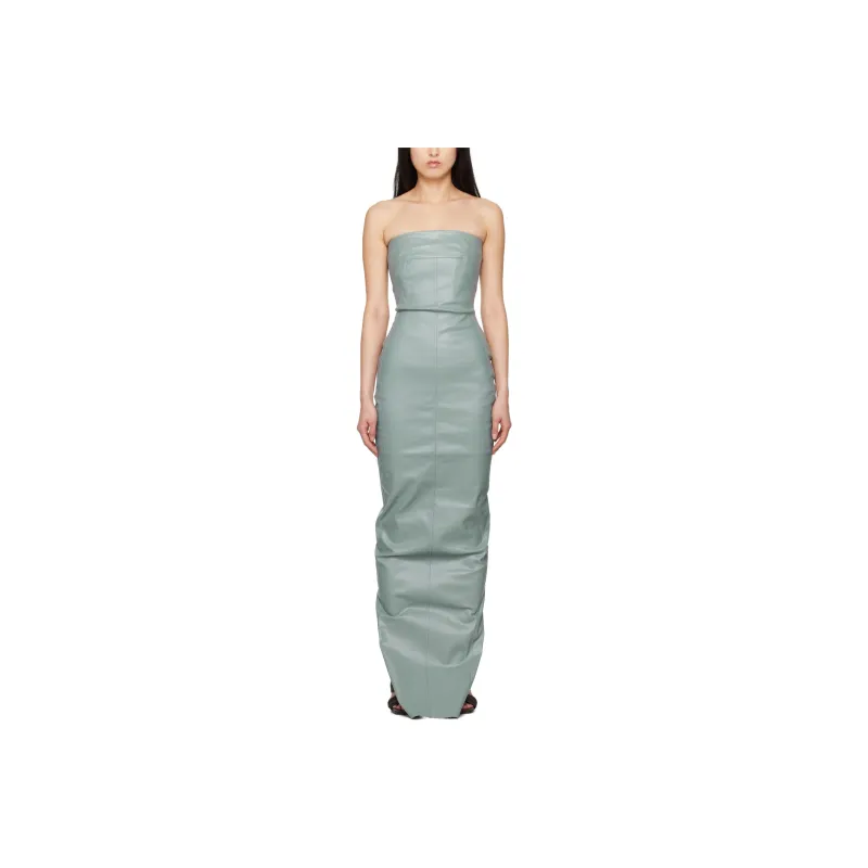 RICK OWENS/RO Sleeveless Dress Women's Aqua Blue-0