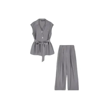 Mo Han Yi Mei Casual Suit Women's Gray
